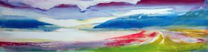 Composição abstrata (óleo e goma laca no gesso no painel)